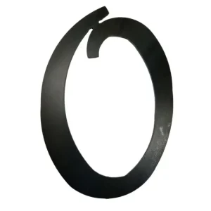 Popularny Ozdoba prezent cyfra 0 ze stali 19x13cm